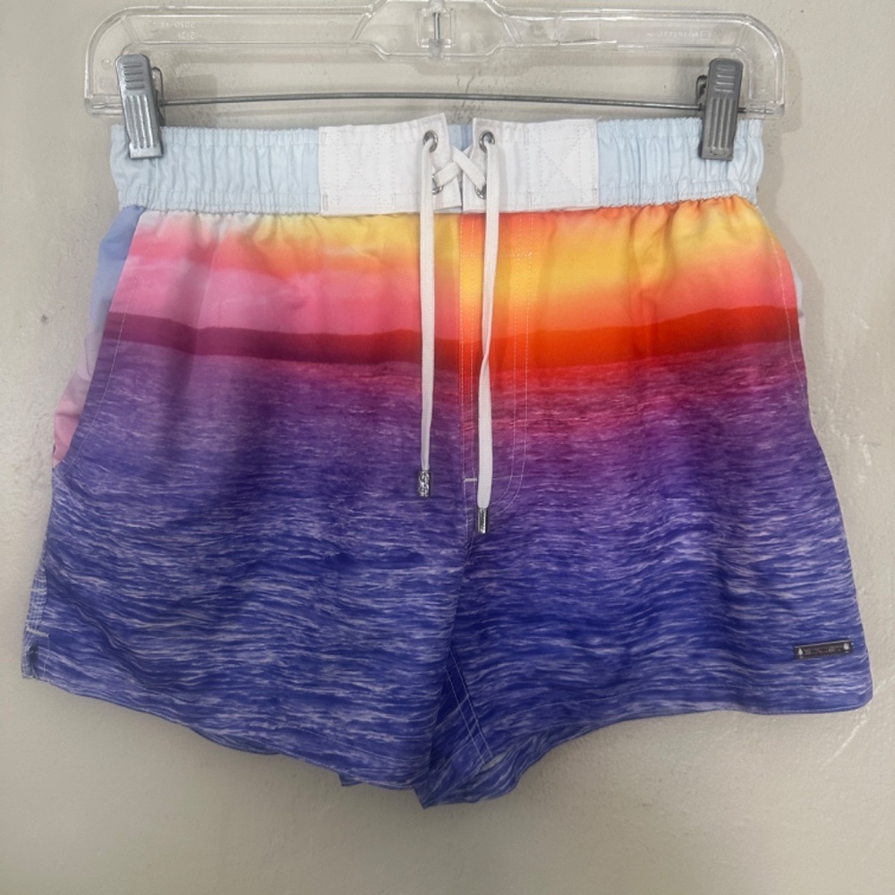 2xist Swim Trunks Small Gently worn 100% polyester Elastic waist External lacing - Picture 2 of 5